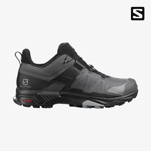 Tênis De Caminhada Salomon X Ultra 4 GTX Masculino Cinzentas Pretas | PT O90264